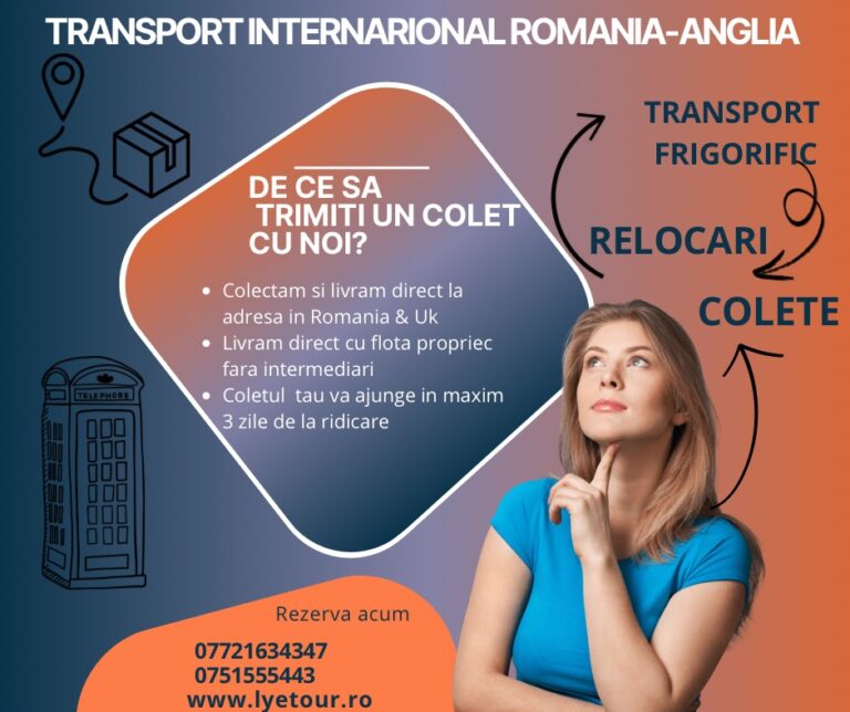 Transport internarional Romania-Anglia